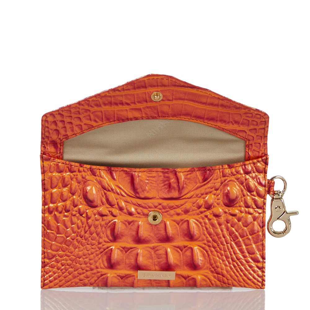 Brahmin Mini Envelope Case Dusty Orange Melbourne ID:Brahmin-202705