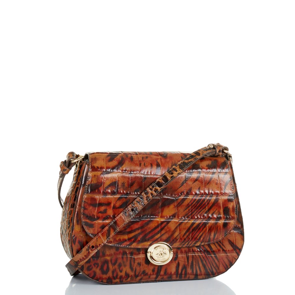 Brahmin Small Nadine Cognac Hendrix ID:Brahmin-203314