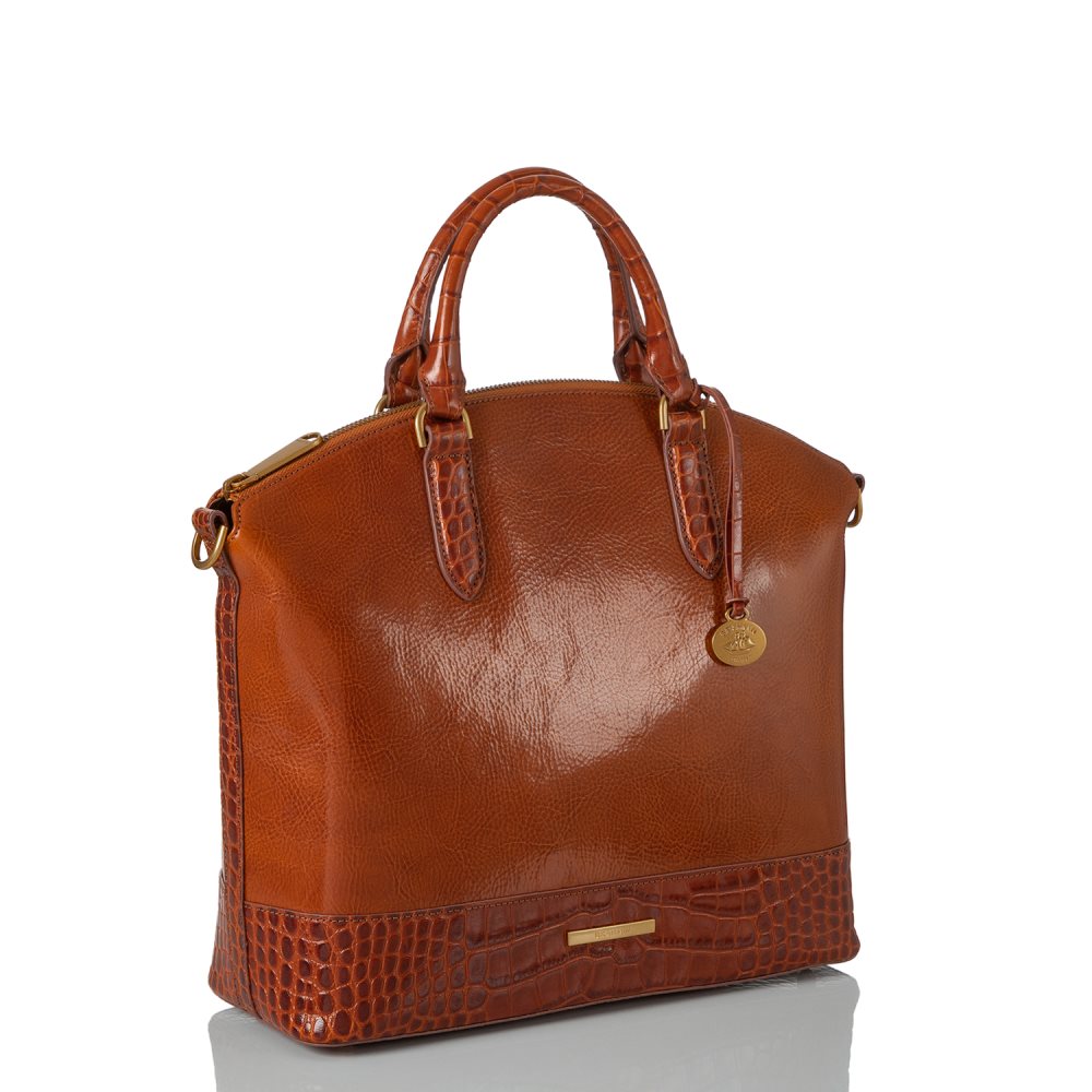 Brahmin Large Duxbury Satchel Butterscotch Laurence ID:Brahmin-202946