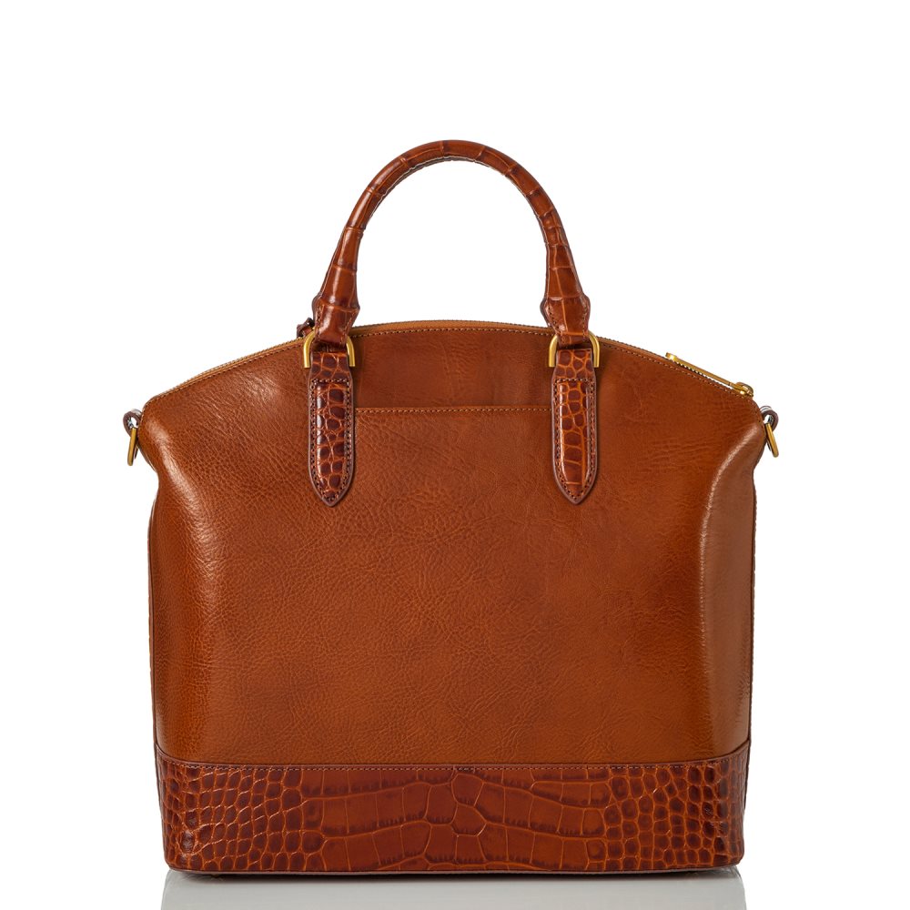 Brahmin Large Duxbury Satchel Butterscotch Laurence ID:Brahmin-202946