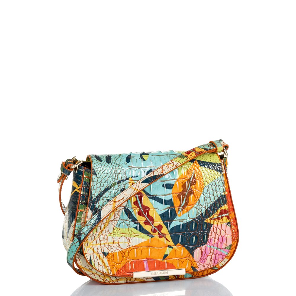 Brahmin Small Nadine Retro Jungle Melbourne ID:Brahmin-203365