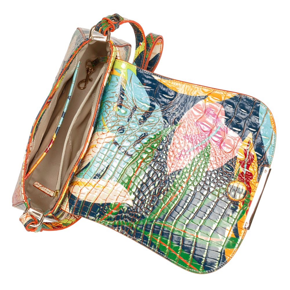 Brahmin Small Nadine Retro Jungle Melbourne ID:Brahmin-203365