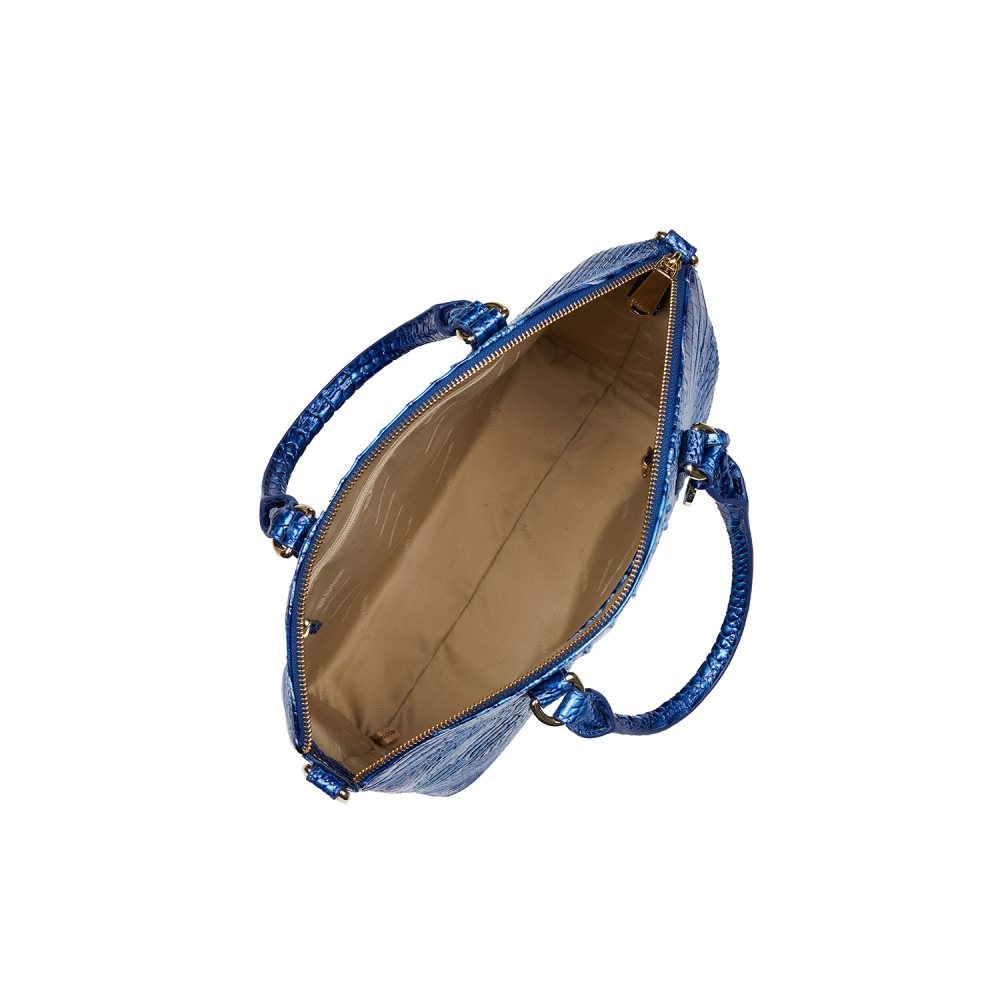 Brahmin Large Duxbury Satchel Vista Blue Ombre Melbourne ID:Brahmin-203081