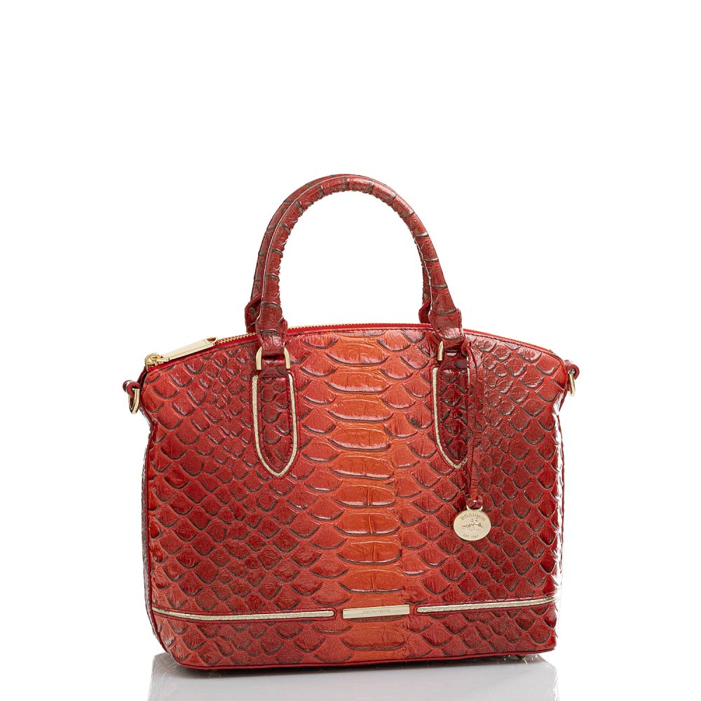 Brahmin Duxbury Satchel Heat Brasilia ID:Brahmin-202976
