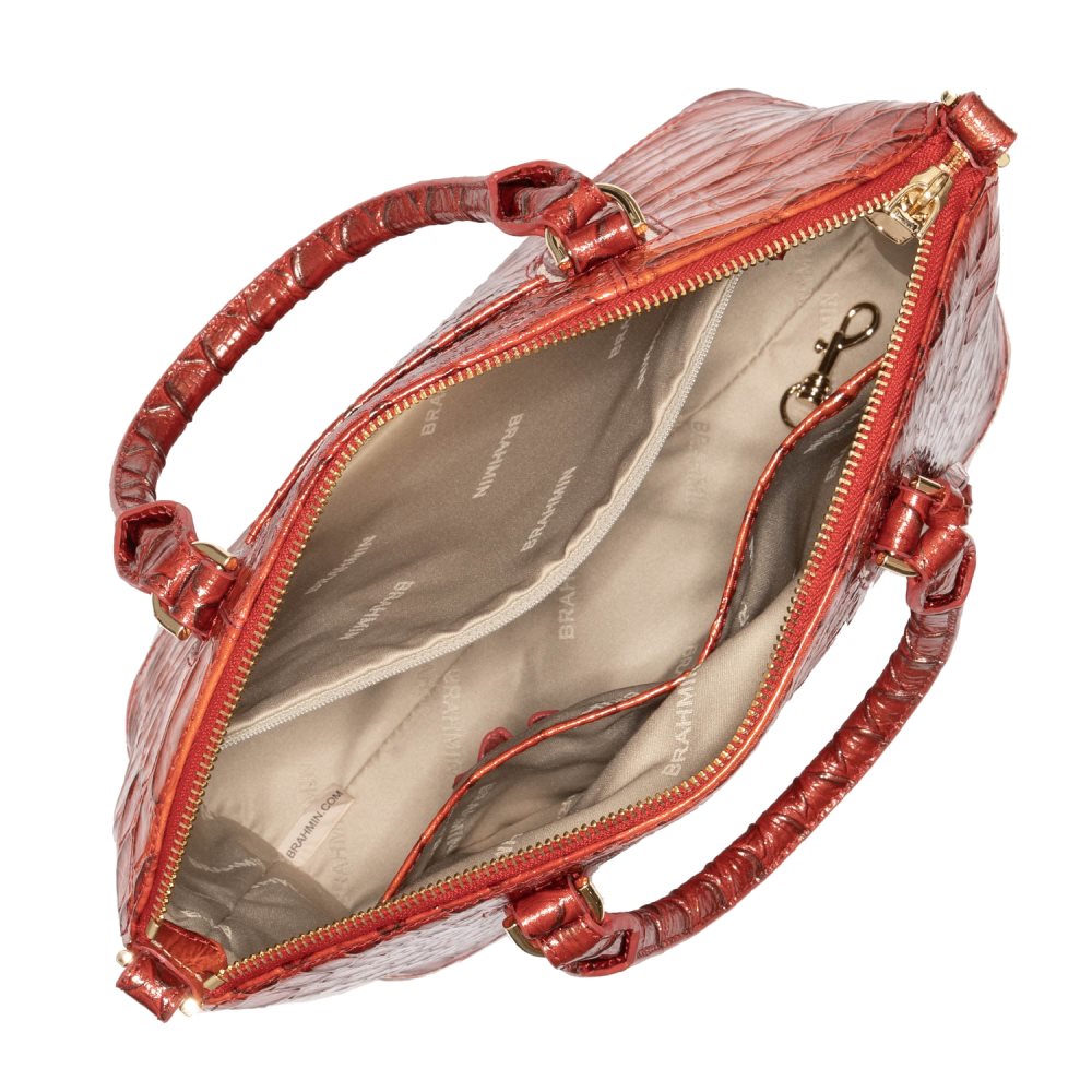 Brahmin Duxbury Satchel Heat Brasilia ID:Brahmin-202976