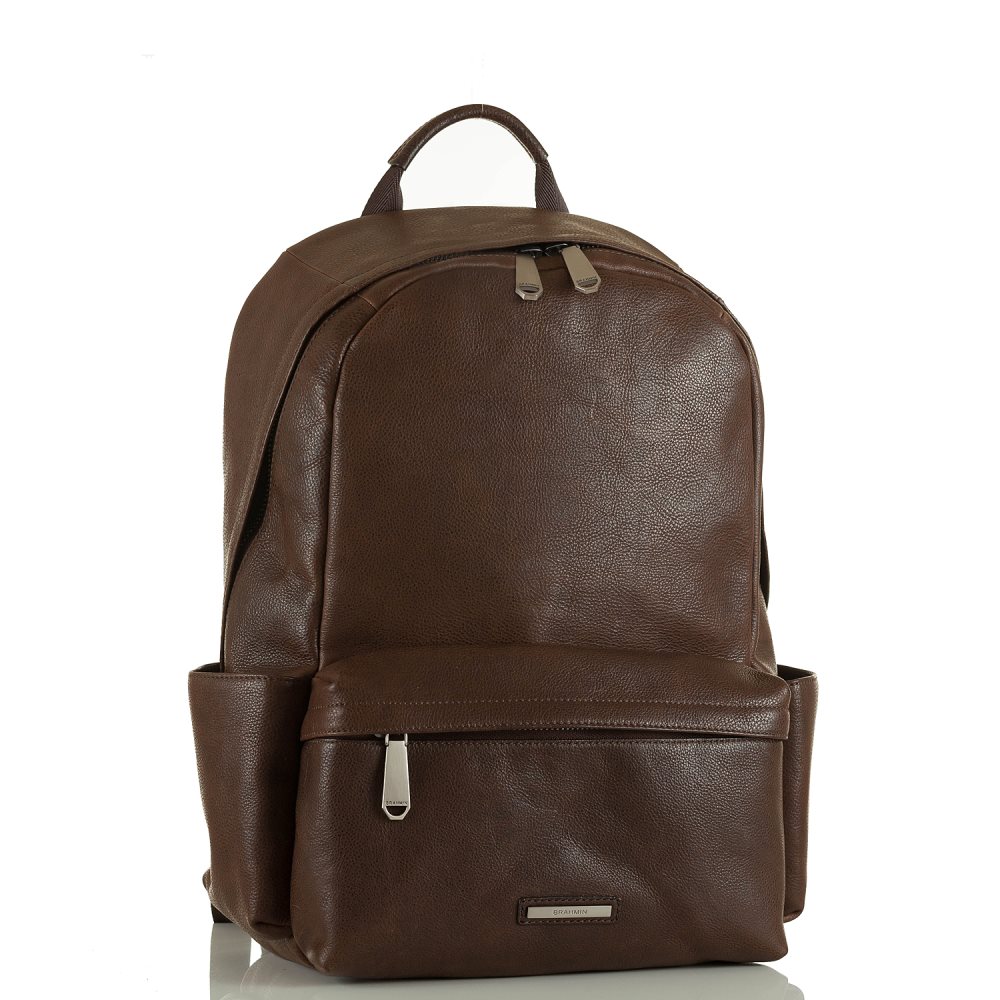Brahmin Marcus Backpack Cocoa Brown Manchester ID:Brahmin-203523