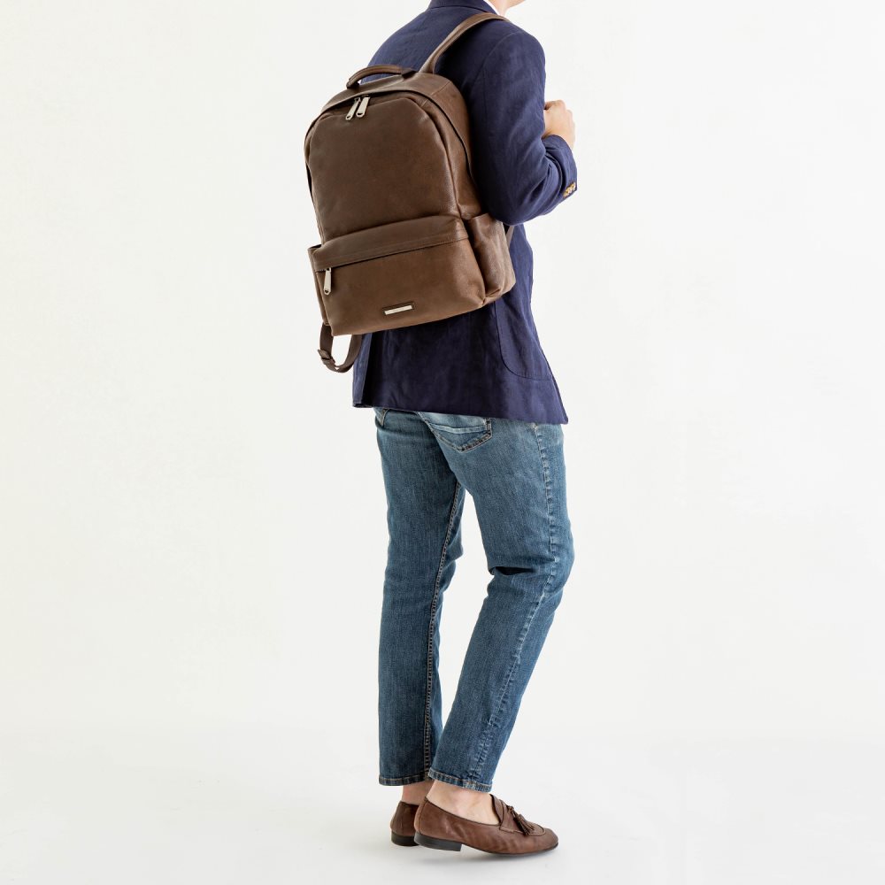 Brahmin Marcus Backpack Cocoa Brown Manchester ID:Brahmin-203523