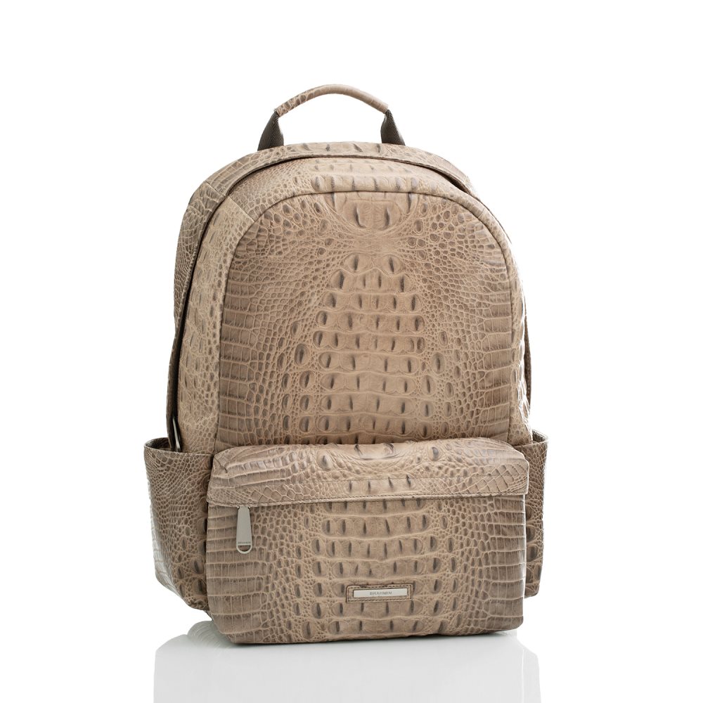 Brahmin Lucas Backpack Biscuit Valley ID:Brahmin-202662