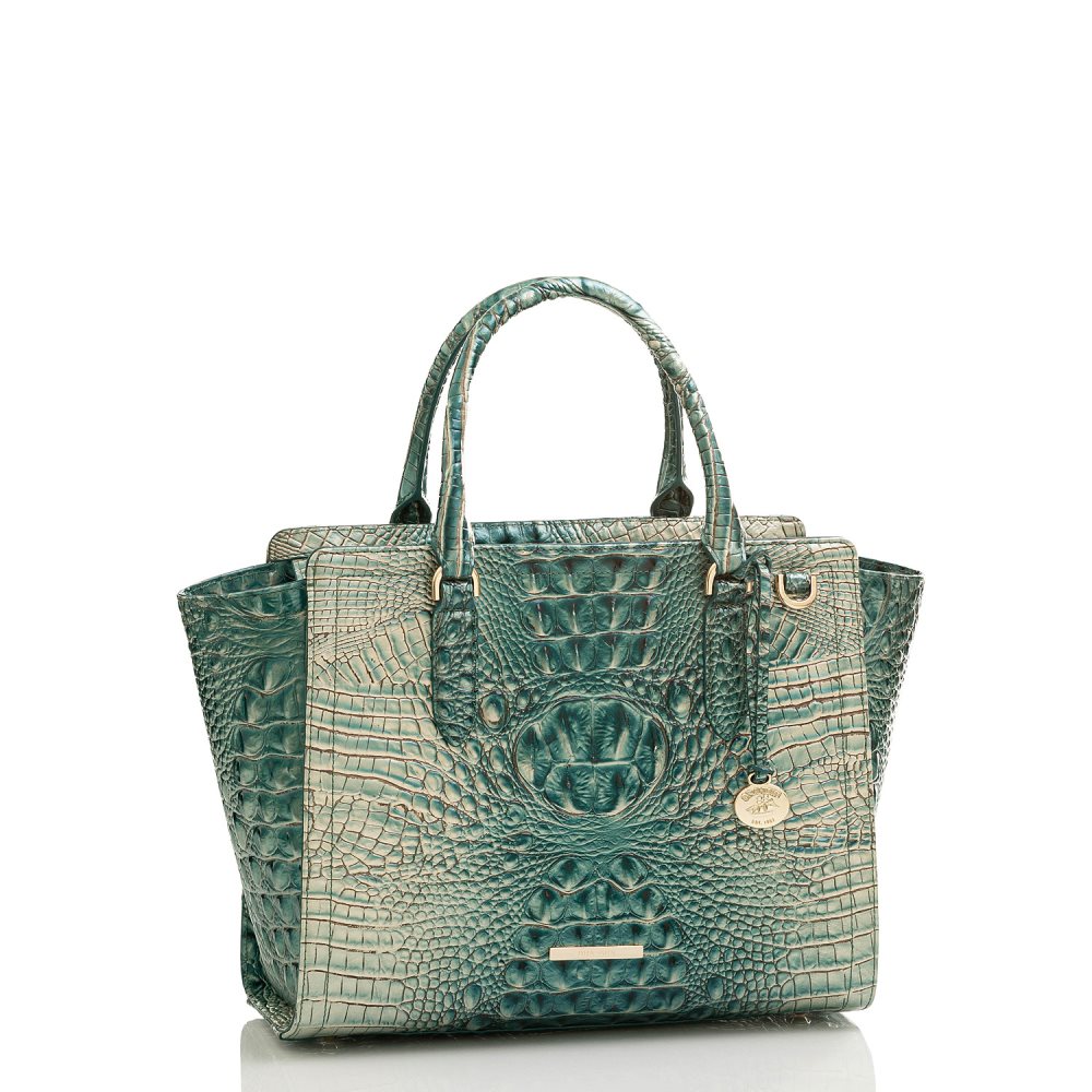 Brahmin Aubree Petrol Ombre Melbourne ID:Brahmin-203004
