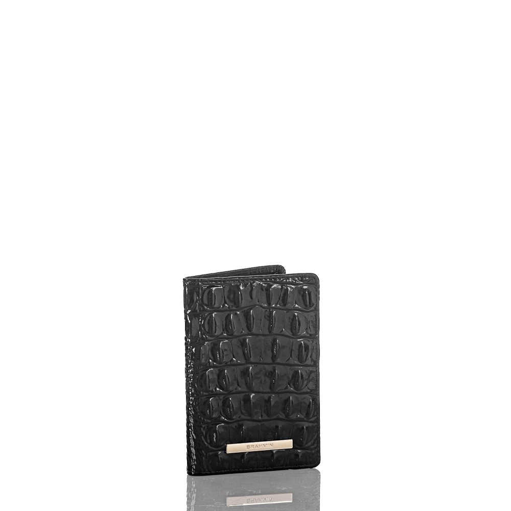 Brahmin Passport Wallet Black Melbourne ID:Brahmin-203558