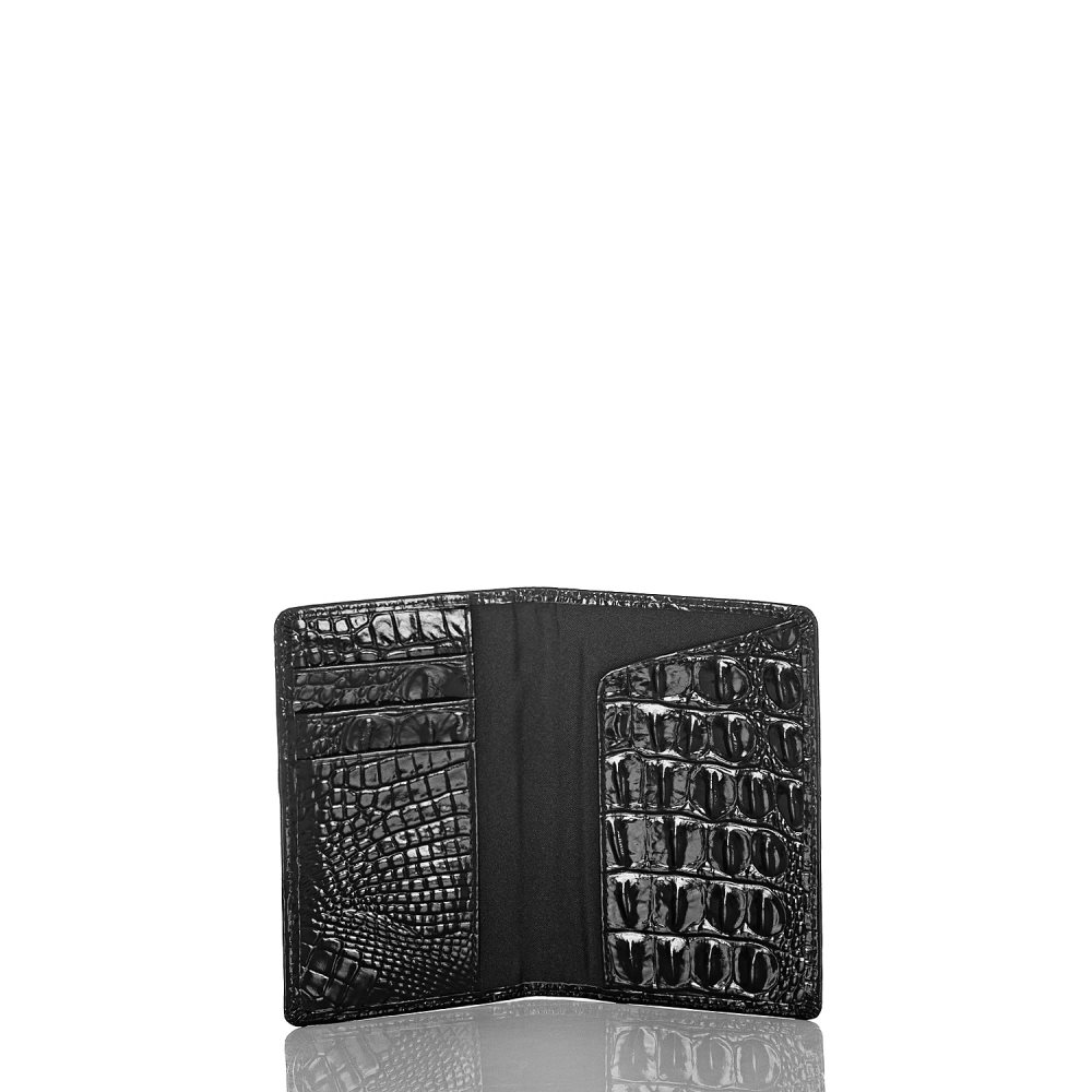 Brahmin Passport Wallet Black Melbourne ID:Brahmin-203558