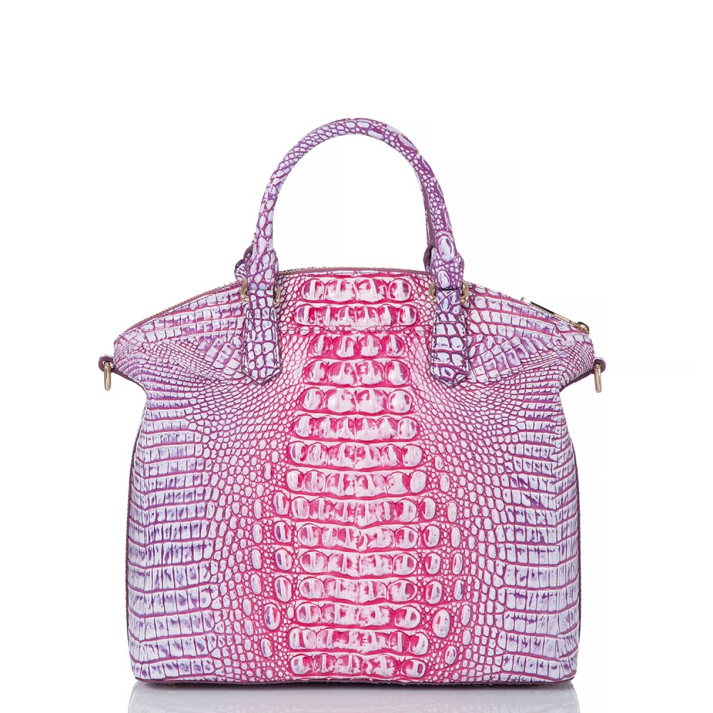 Brahmin Large Duxbury Satchel Boysenberry Ombre Melbourne ID:Brahmin-203069