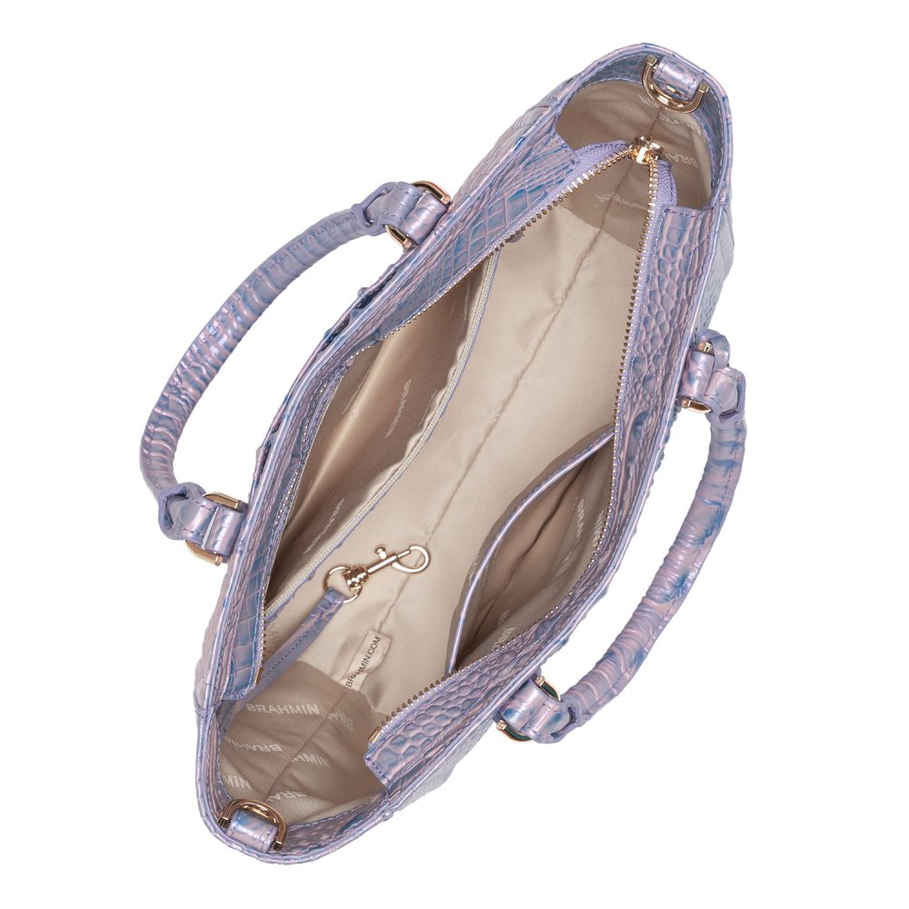 Brahmin Small Ashlee Frosted Lilac Melbourne ID:Brahmin-203231