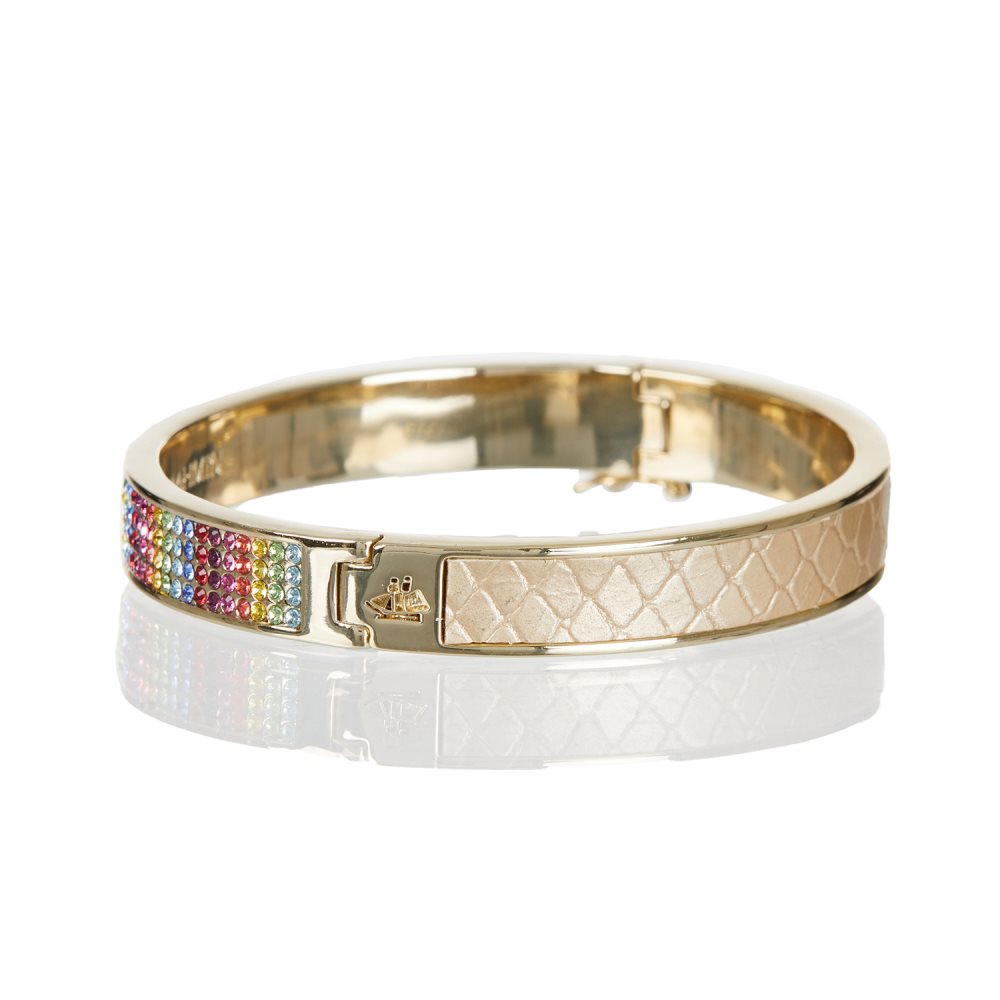 Brahmin Split Crystal Bangle Multi Fairhaven ID:Brahmin-203887