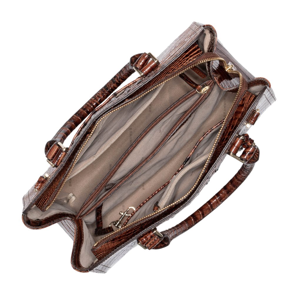 Brahmin Small Finley Pecan Melbourne ID:Brahmin-203213