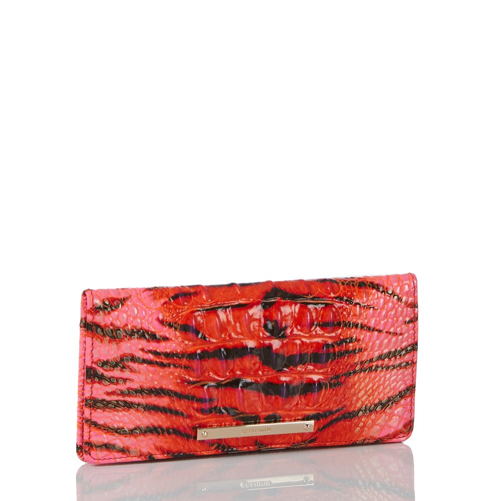 Brahmin Ady Wallet Pink Feline Ombre Melbourne ID:Brahmin-203755