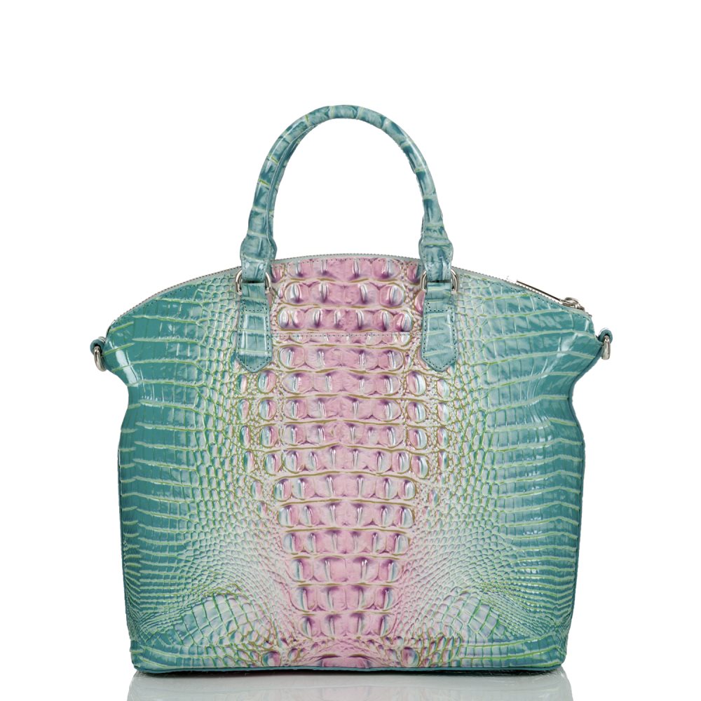 Brahmin Large Duxbury Satchel Cotton Candy Ombre Melbourne ID:Brahmin-203072