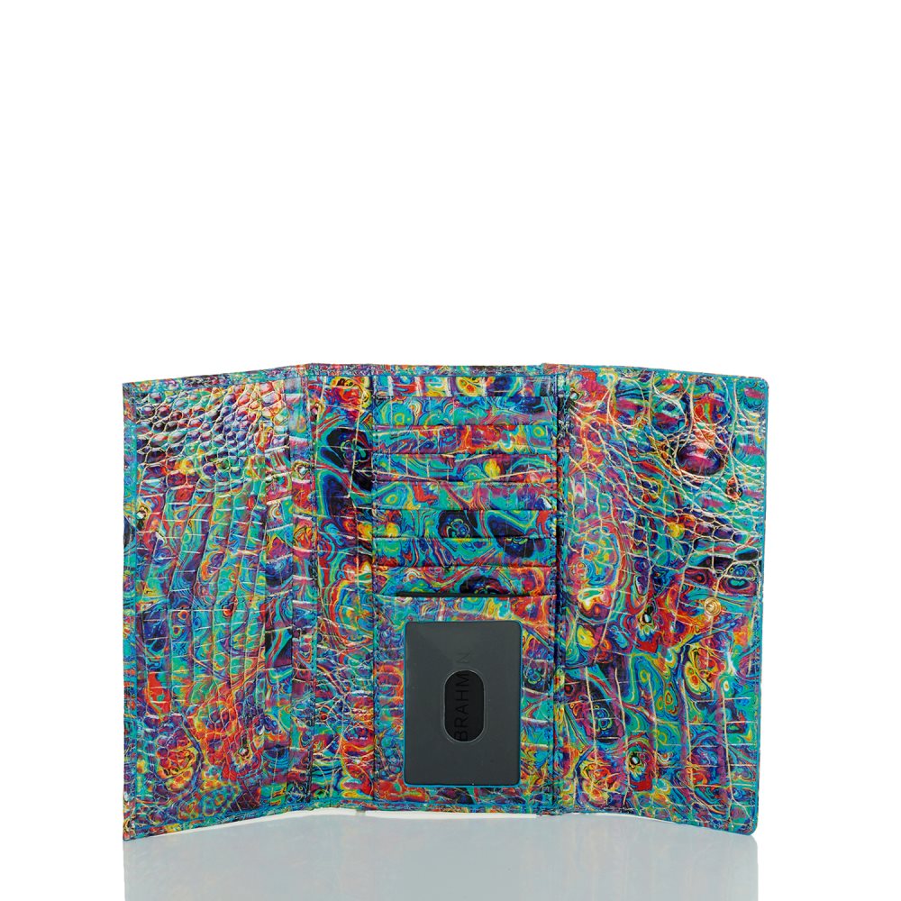 Brahmin Cordelia Wallet Blue Ammolite Melbourne ID:Brahmin-203633