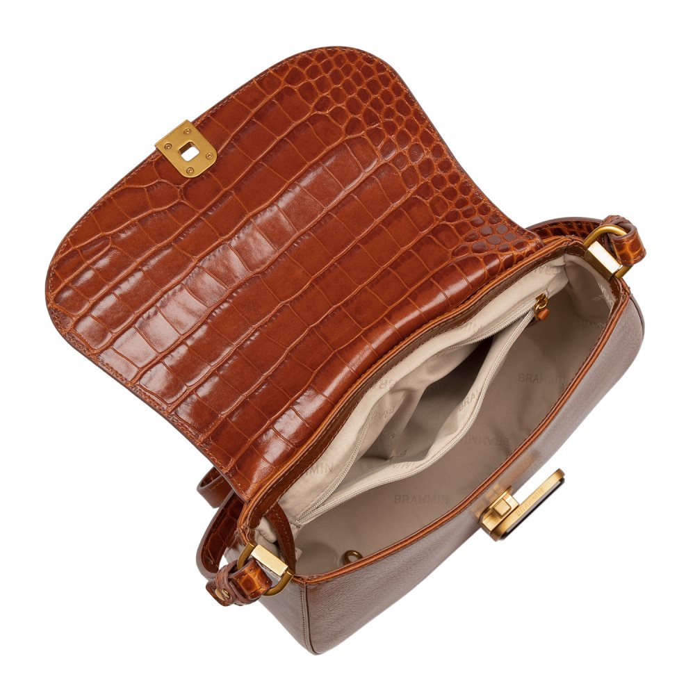 Brahmin Small Nadine Butterscotch Laurence ID:Brahmin-203300