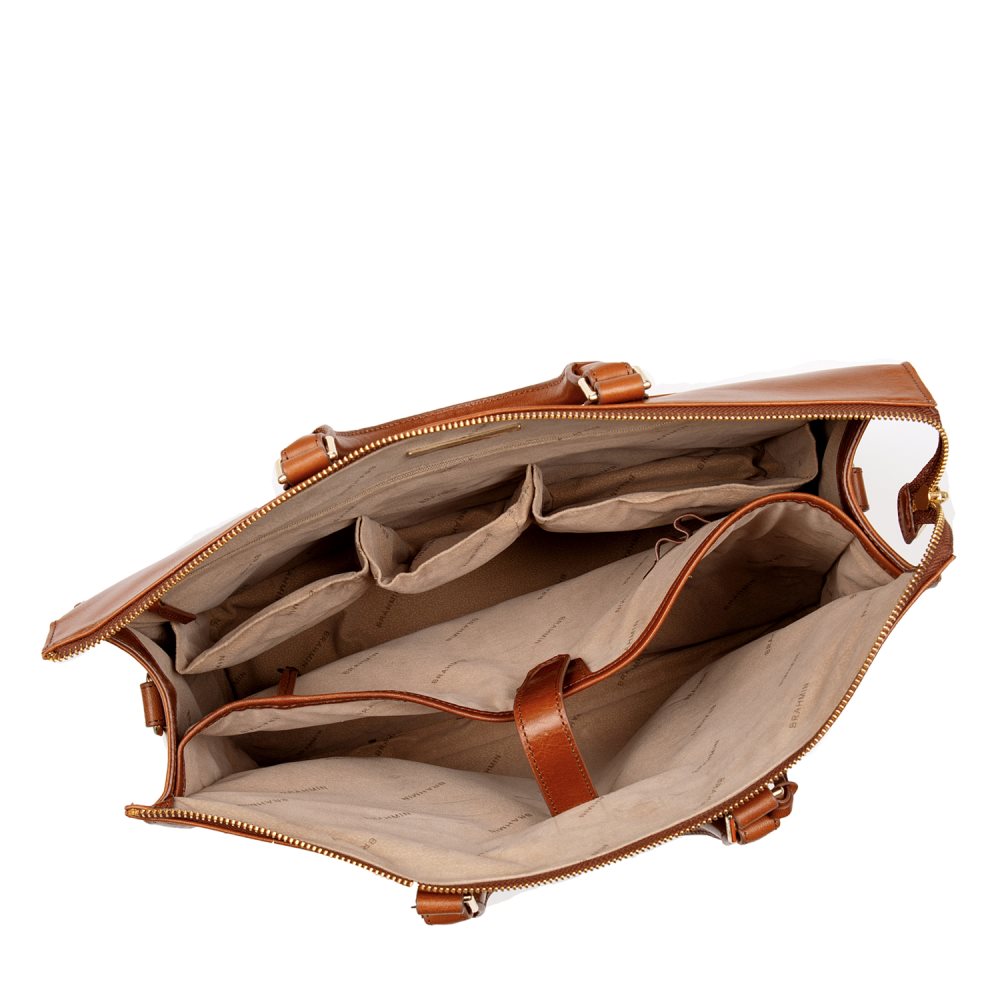 Brahmin Business Tote Whiskey Topsail ID:Brahmin-203468