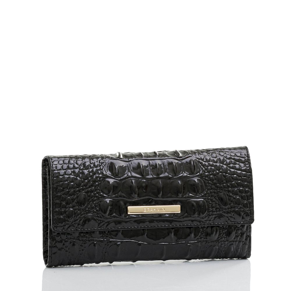 Brahmin Cordelia Wallet Black Melbourne ID:Brahmin-203621