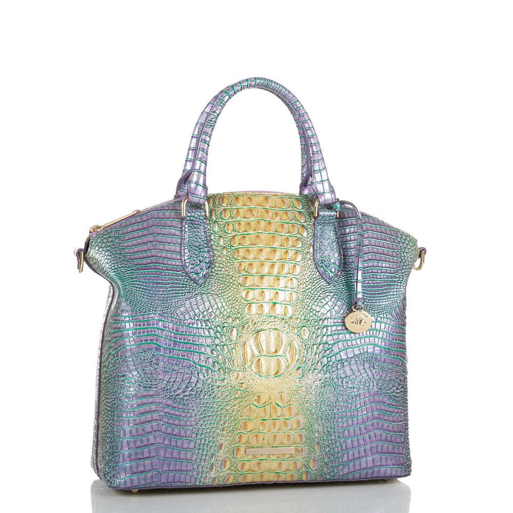 Brahmin Large Duxbury Satchel Viola Ombre Mini Melbourne ID:Brahmin-203096