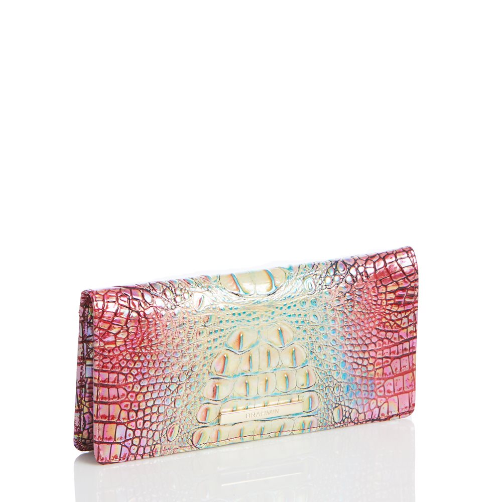 Brahmin Ady Wallet Dragonfruit Ombre Mini Melbourne ID:Brahmin-203683