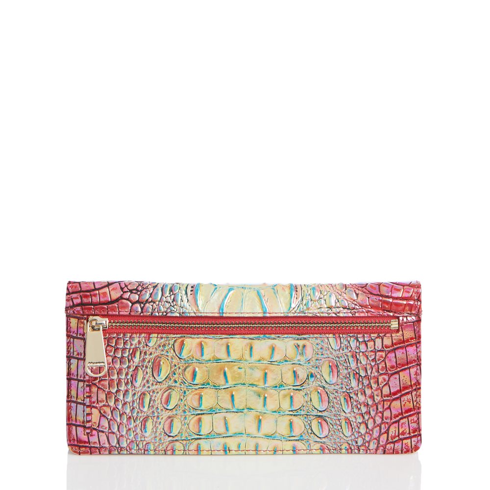 Brahmin Ady Wallet Dragonfruit Ombre Mini Melbourne ID:Brahmin-203683