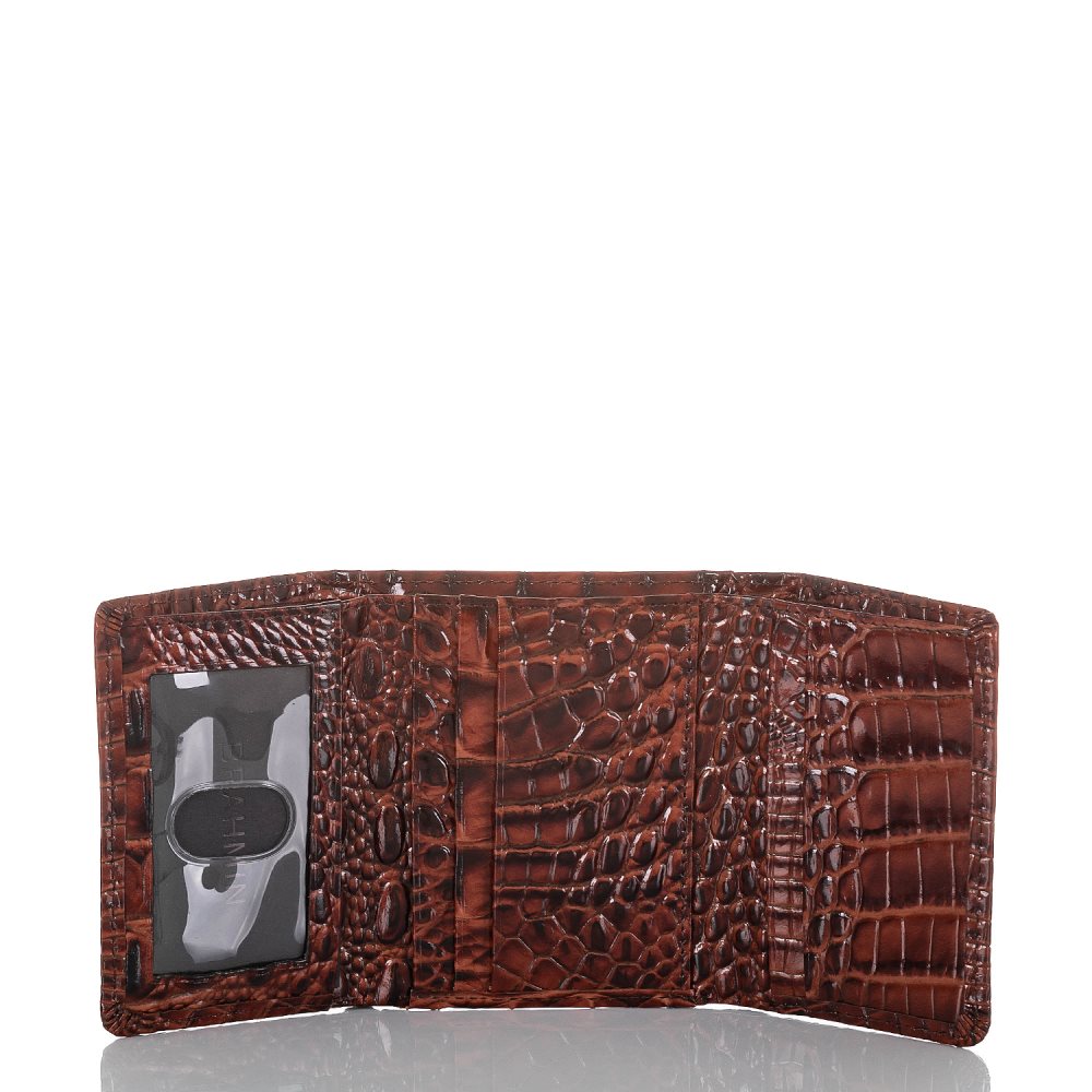 Brahmin Slim Trifold Pecan Melbourne ID:Brahmin-203744
