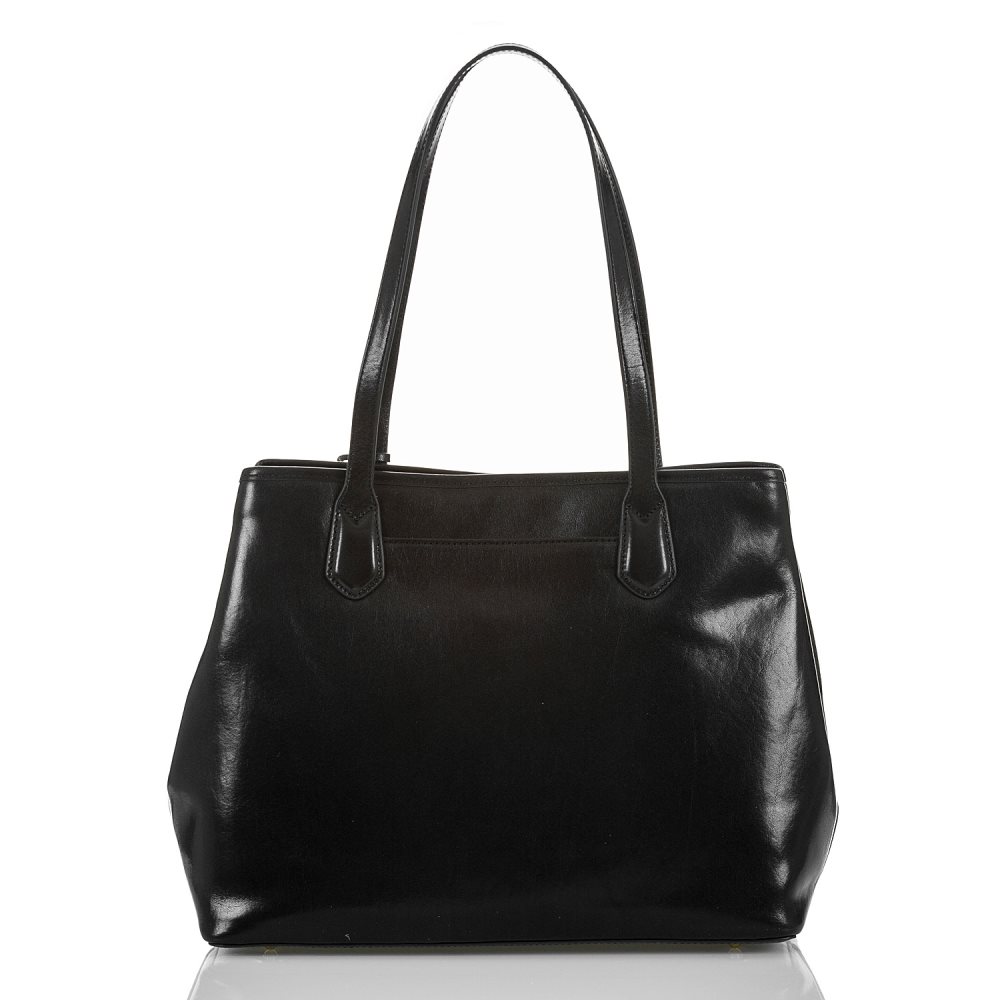 Brahmin Medium Julian Black Topsail ID:Brahmin-202717