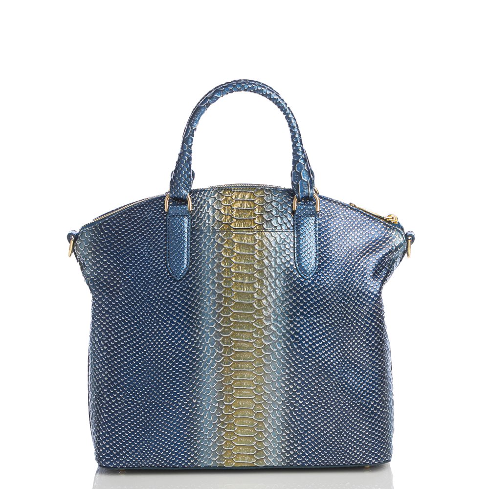 Brahmin Large Duxbury Satchel Serenity Meridian ID:Brahmin-202554