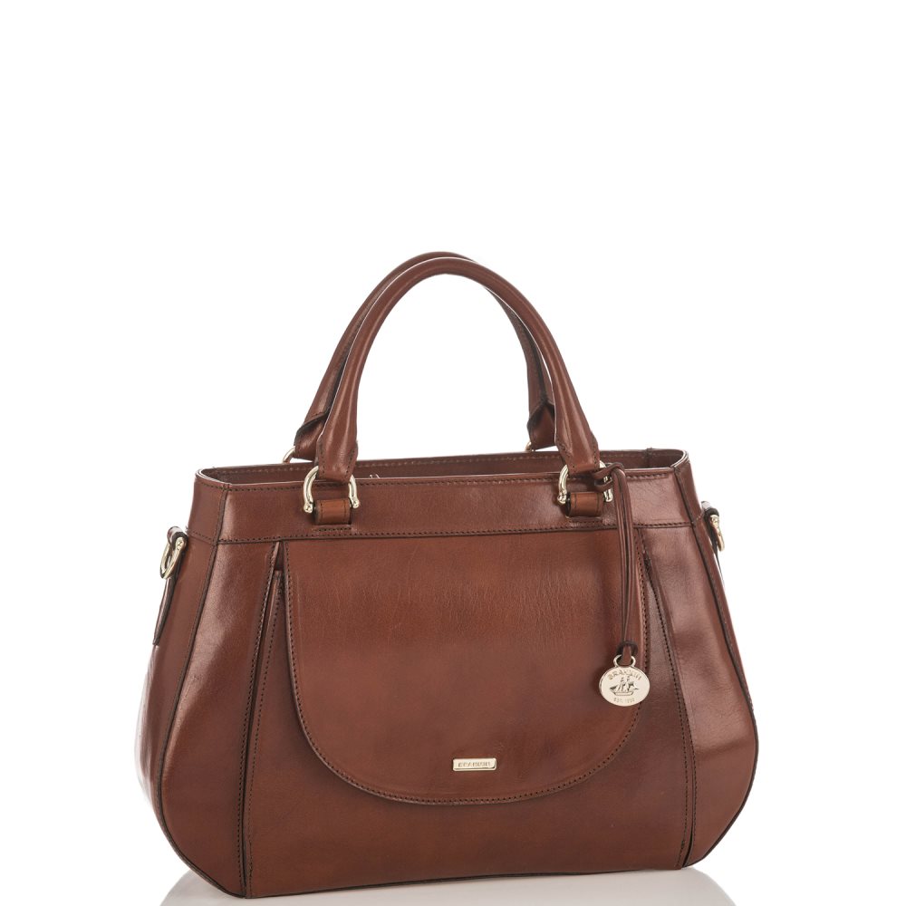 Brahmin Raelynn Cognac Topsail ID:Brahmin-203031