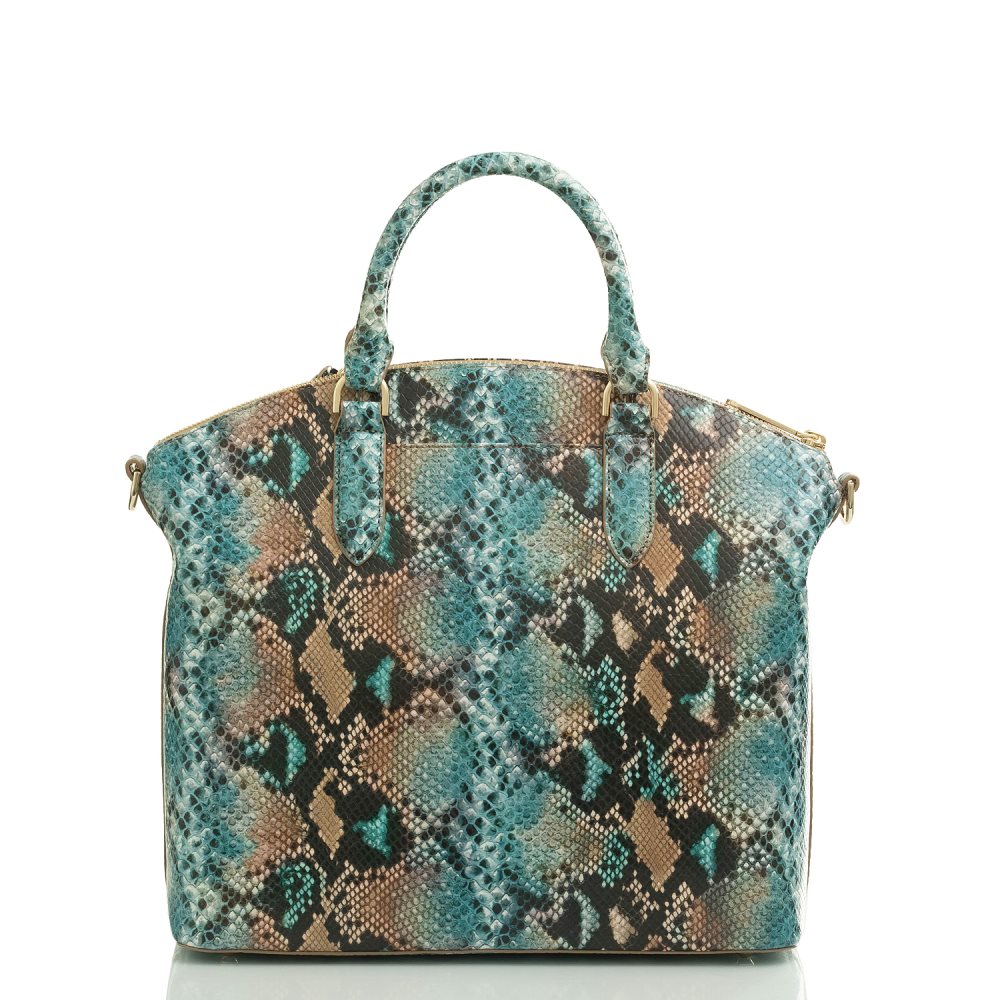 Brahmin Large Duxbury Satchel Ocean Lilyana ID:Brahmin-202995