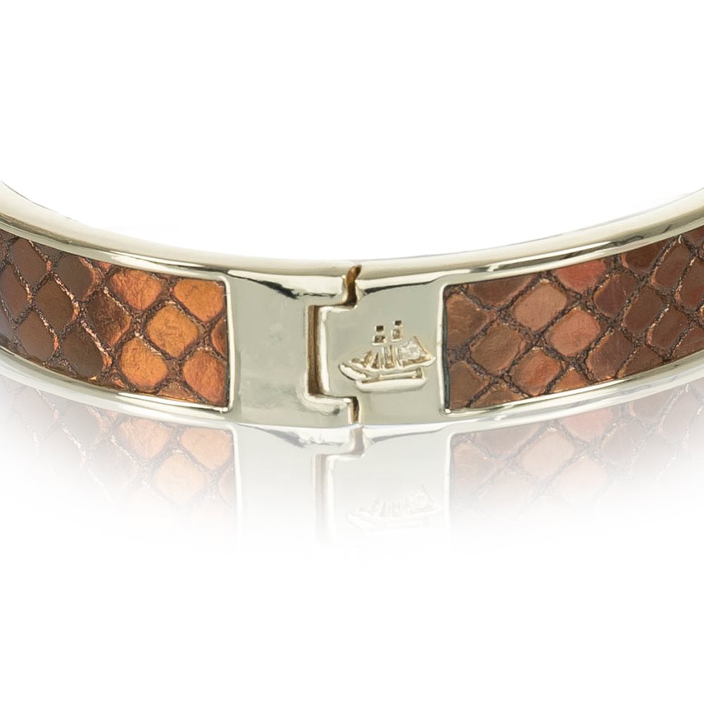 Brahmin Heritage Leather Bangle Bronze Fairhaven ID:Brahmin-203883