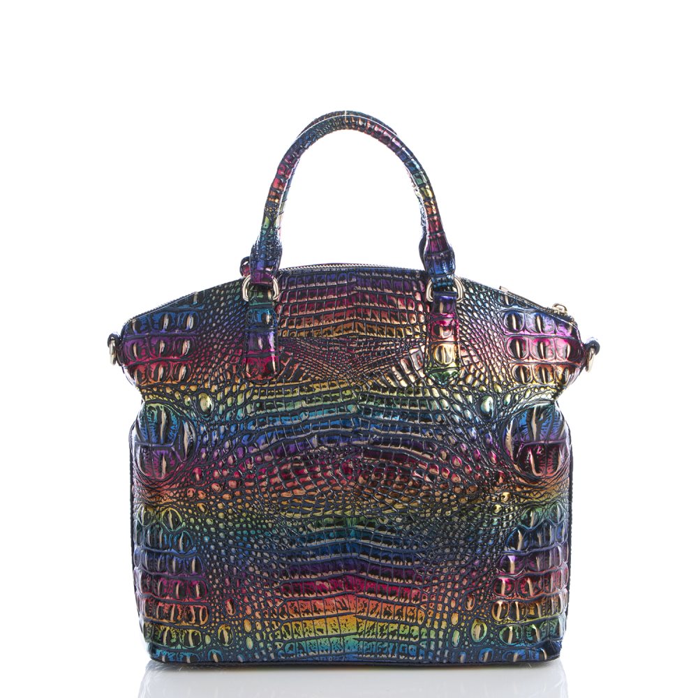 Brahmin Large Duxbury Satchel Technicolor Melbourne ID:Brahmin-203024