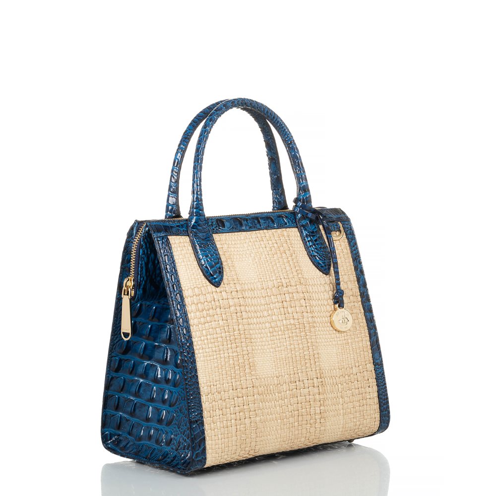Brahmin Small Caroline Sapphire Beachrose ID:Brahmin-202561