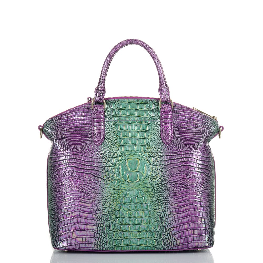 Brahmin Large Duxbury Satchel Hyacinth Ombre Mini Melbourne ID:Brahmin-203097