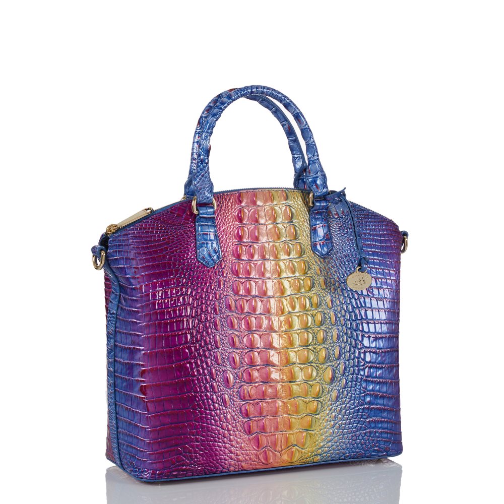 Brahmin Large Duxbury Satchel Magic Ombre Melbourne ID:Brahmin-203074