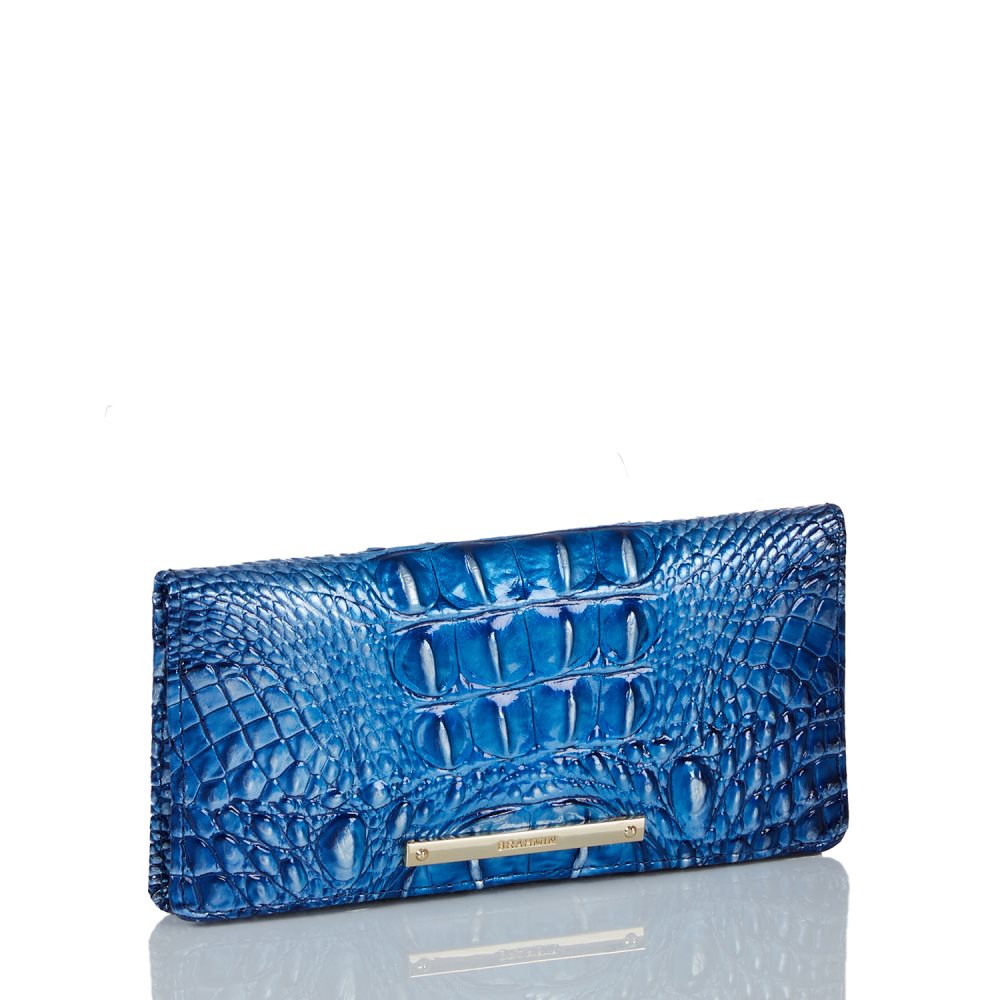 Brahmin Ady Wallet Vista Blue Ombre Melbourne ID:Brahmin-203825
