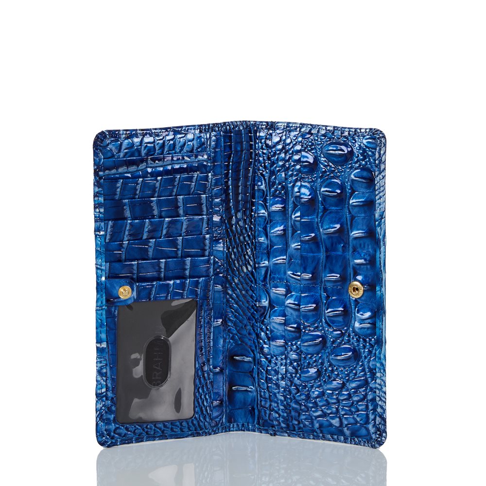 Brahmin Ady Wallet Vista Blue Ombre Melbourne ID:Brahmin-203825