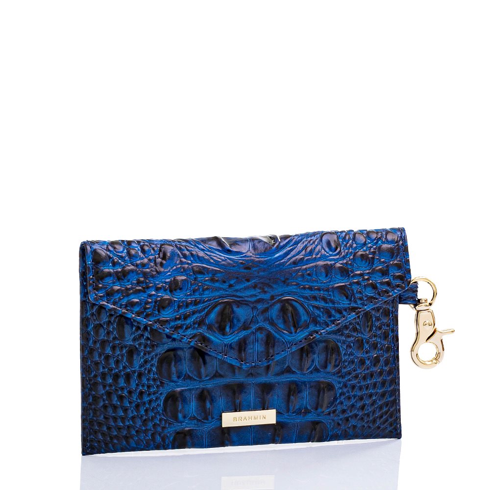 Brahmin Mini Envelope Case Sapphire Melbourne ID:Brahmin-203570