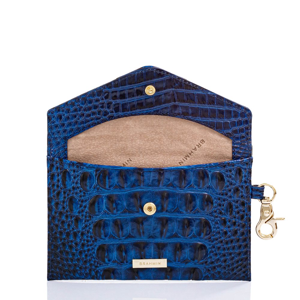 Brahmin Mini Envelope Case Sapphire Melbourne ID:Brahmin-203570