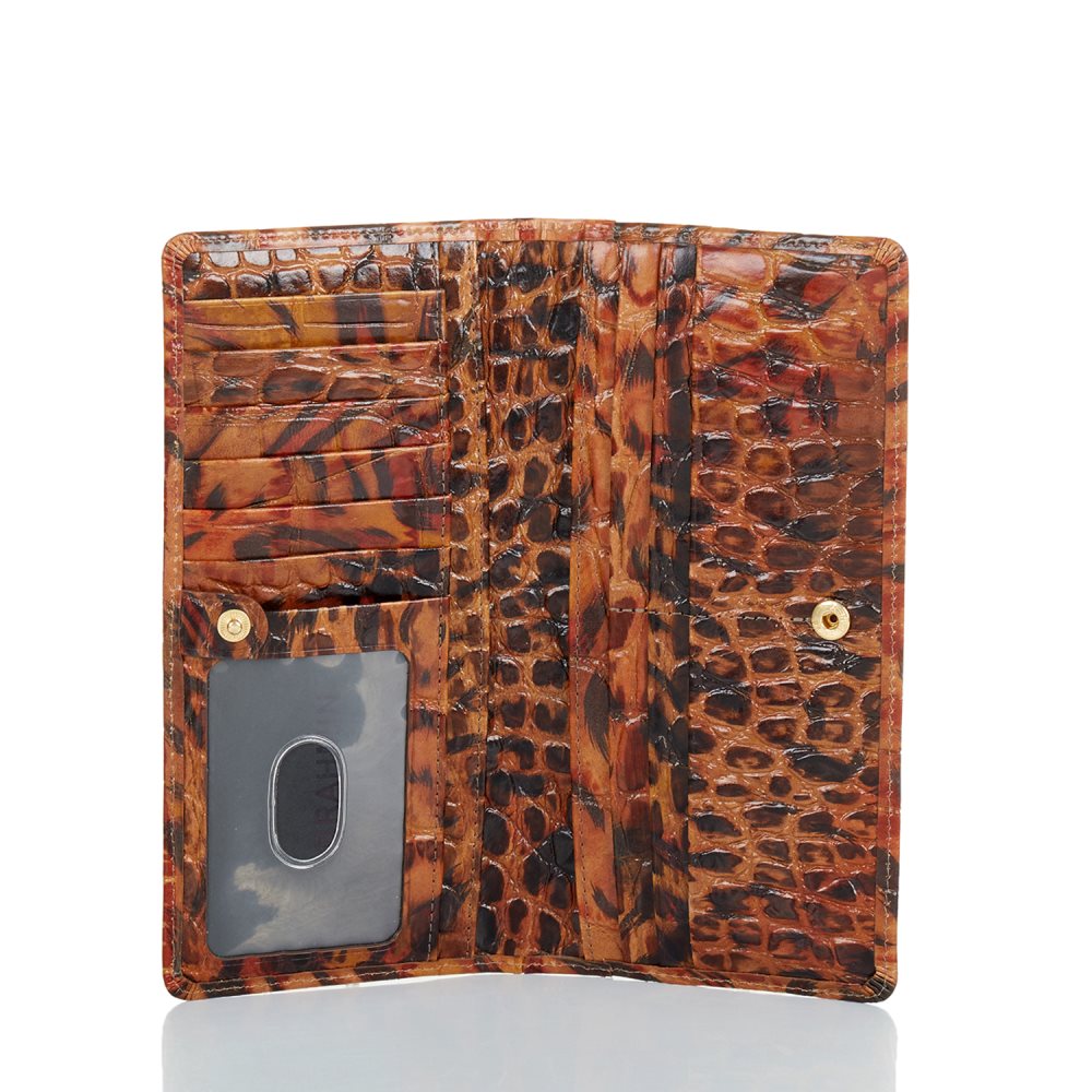 Brahmin Ady Wallet Cognac Hendrix ID:Brahmin-203665