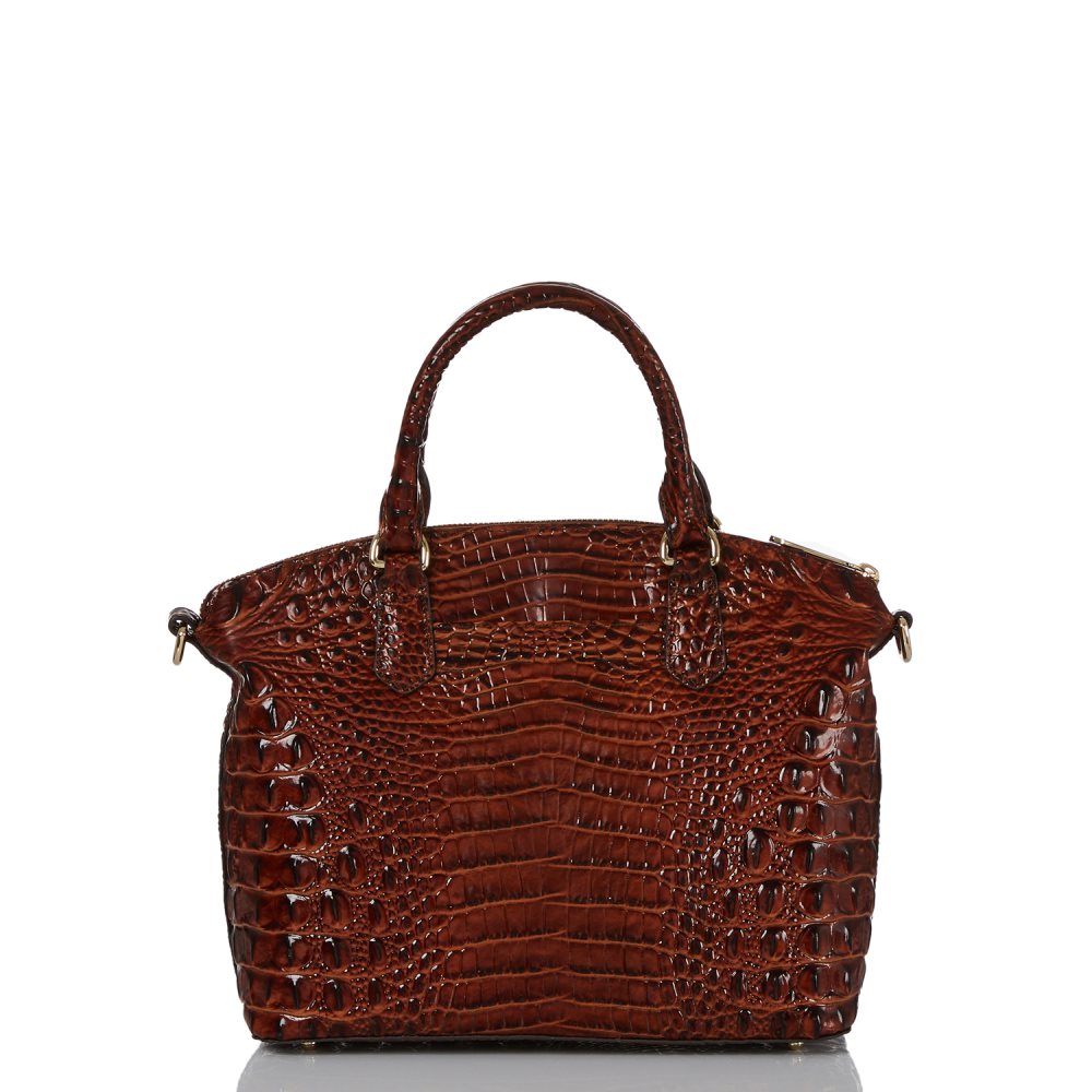 Brahmin Duxbury Medium Satchel Bag | Pecan Melbourne ID:Brahmin-203040