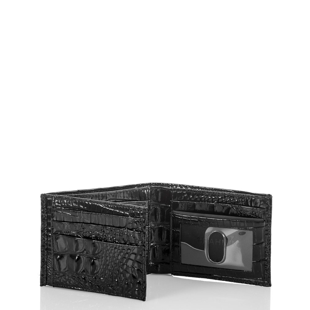 Brahmin Bifold Black Melbourne ID:Brahmin-203551