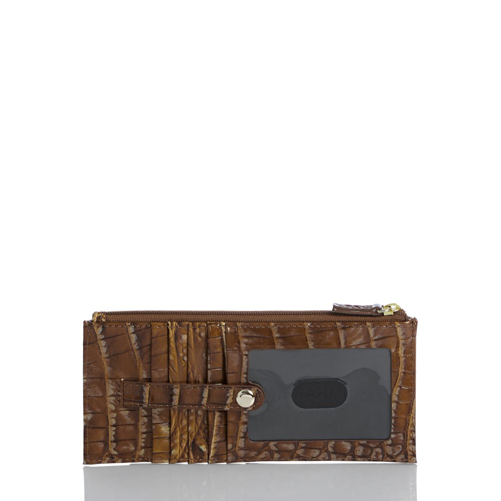 Brahmin Credit Card Wallet Teak Ombre Melbourne ID:Brahmin-203812