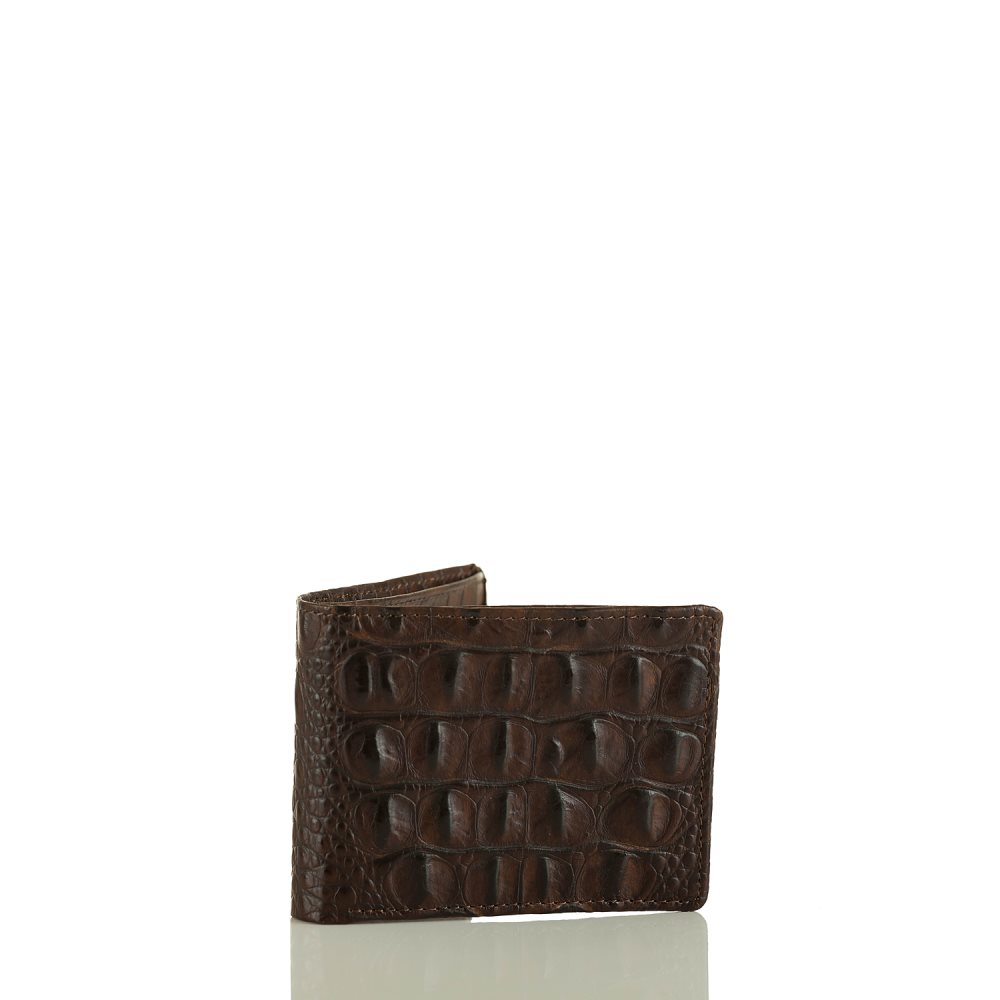 Brahmin Billfold Cocoa Brown Vintage Melbourne ID:Brahmin-202633