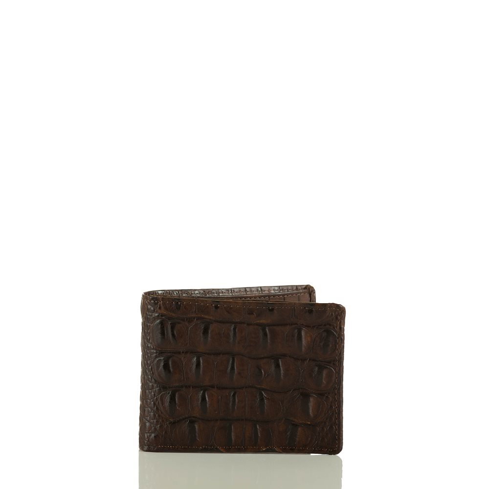 Brahmin Billfold Cocoa Brown Vintage Melbourne ID:Brahmin-202633
