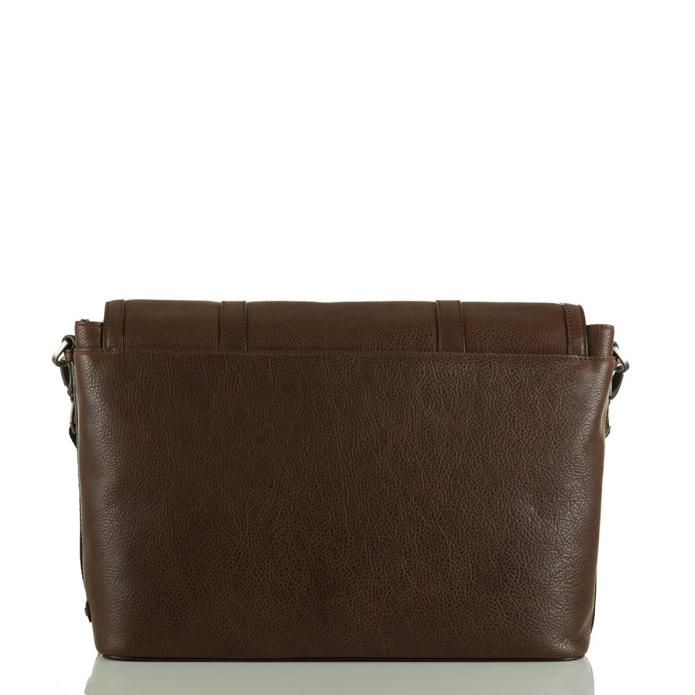 Brahmin Mason Messenger Cocoa Brown Manchester ID:Brahmin-202658