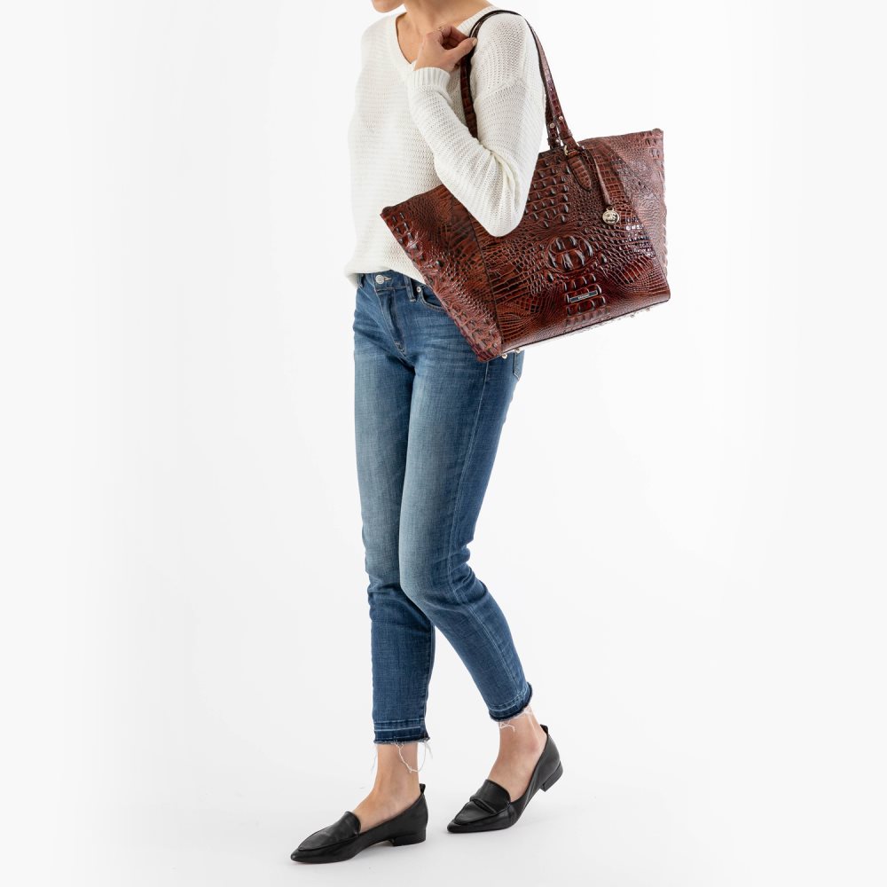 Brahmin Medium Camila Black Melbourne ID:Brahmin-202716